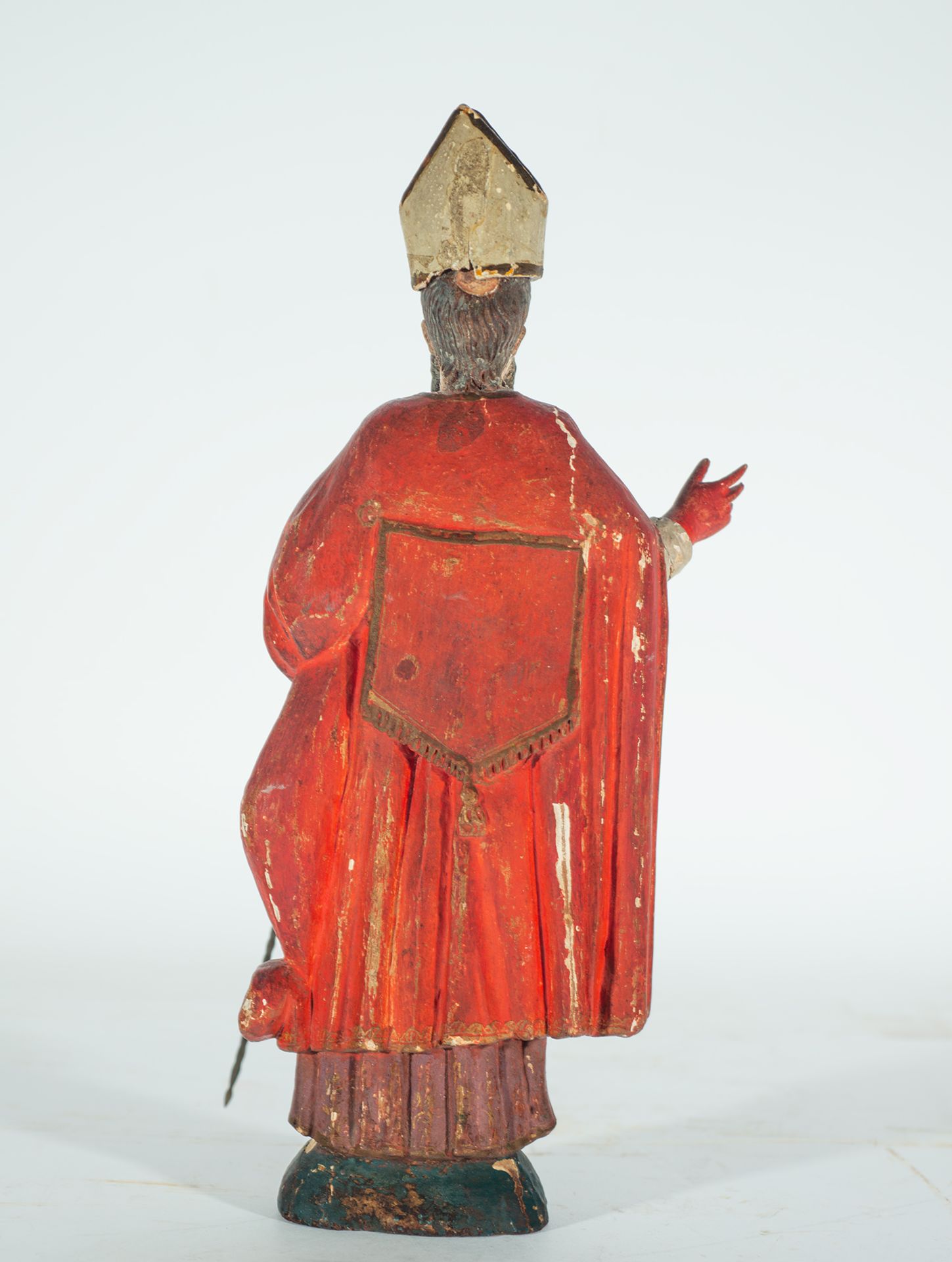 Saint Nicholas, colonial school of Quito, 18th century - Bild 3 aus 5