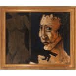 "Old Lady", 20th century Spanish school, signed "De la Cámara"