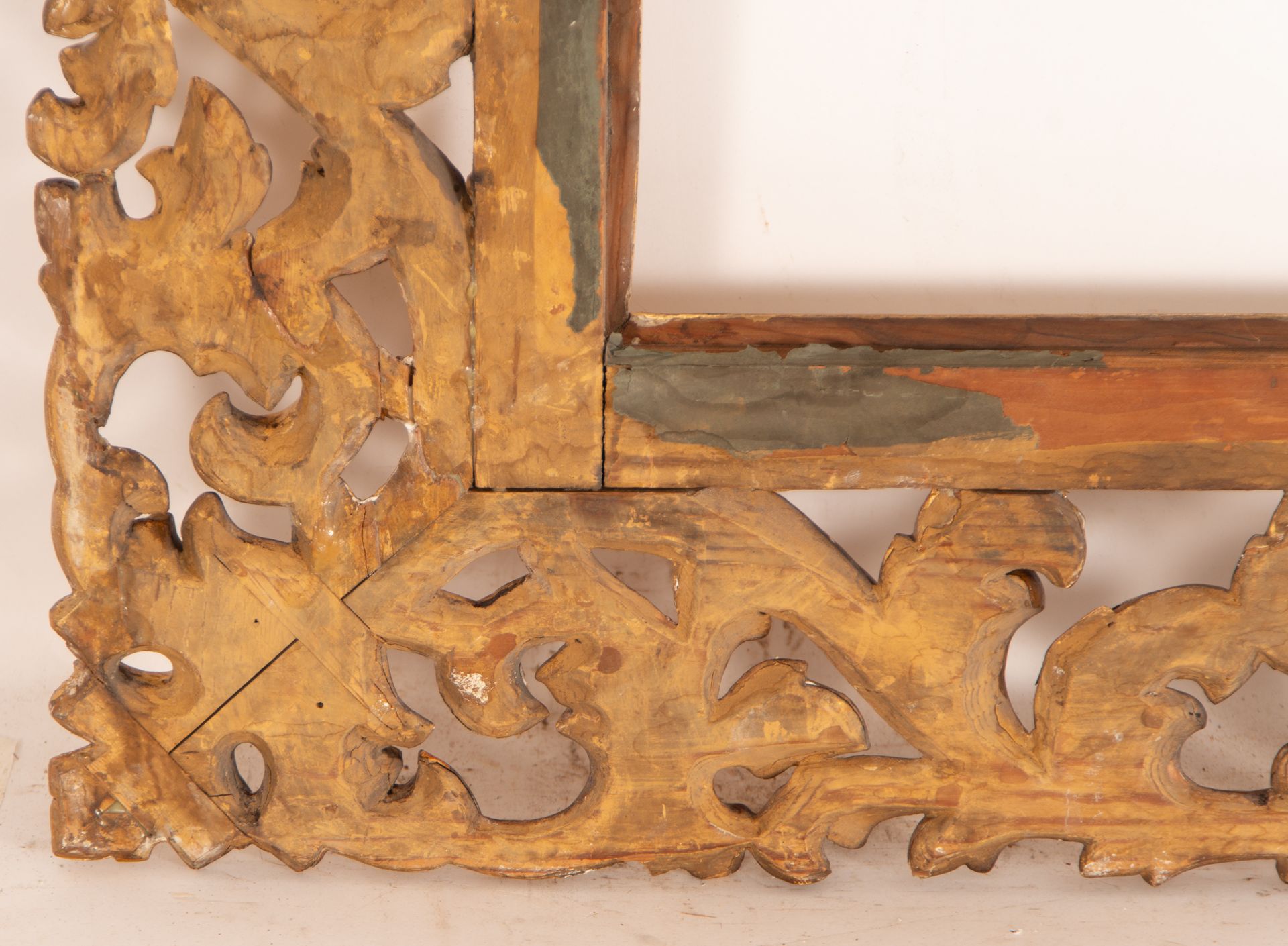 Gilt Wood Rococo Style Frame, 19th Century - Image 7 of 9