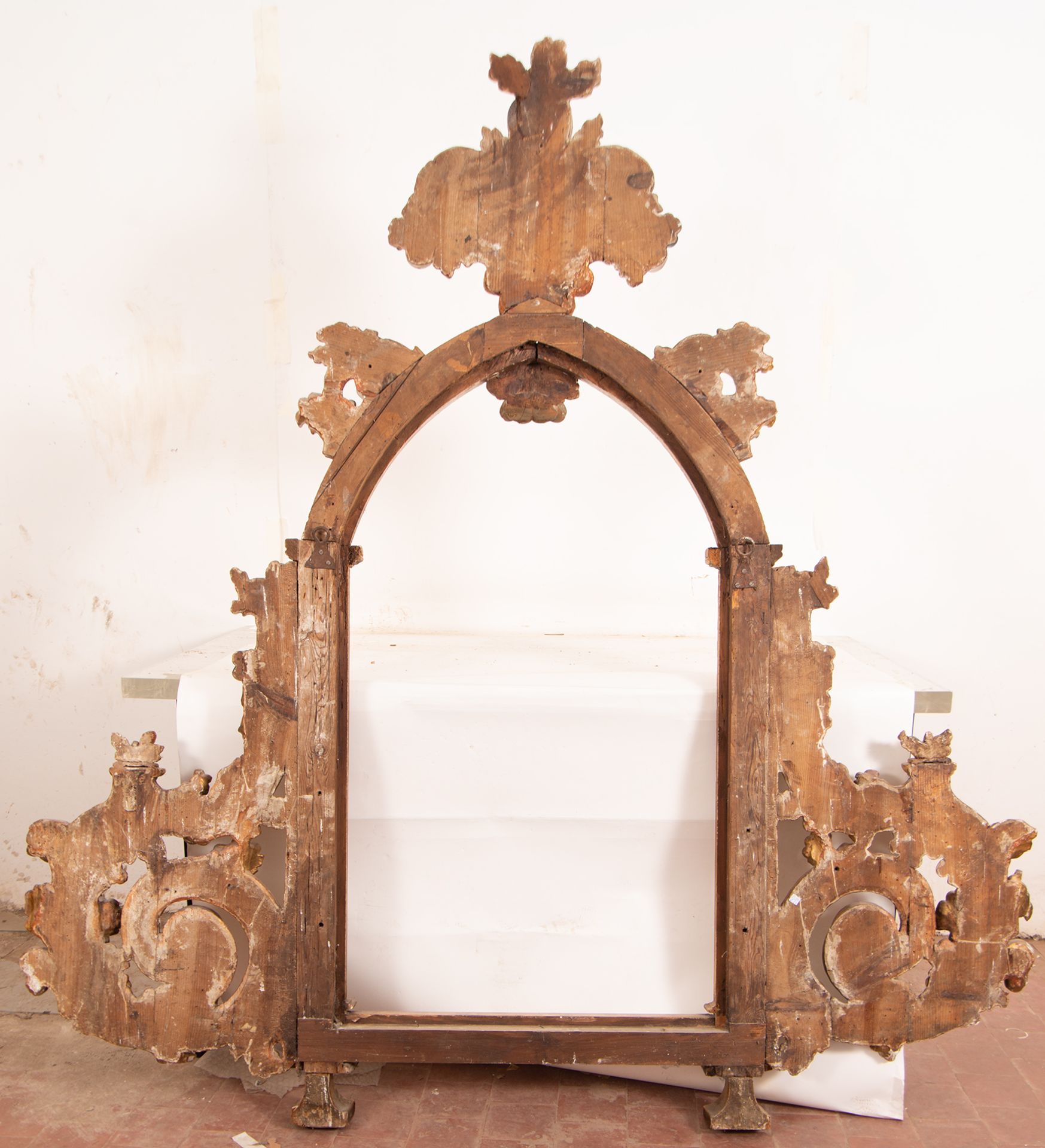 Important Frame for Baroque Altarpiece, 18th century - Image 9 of 9