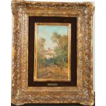 Country Landscape, signed F. Cordero, 19th century Spanish school