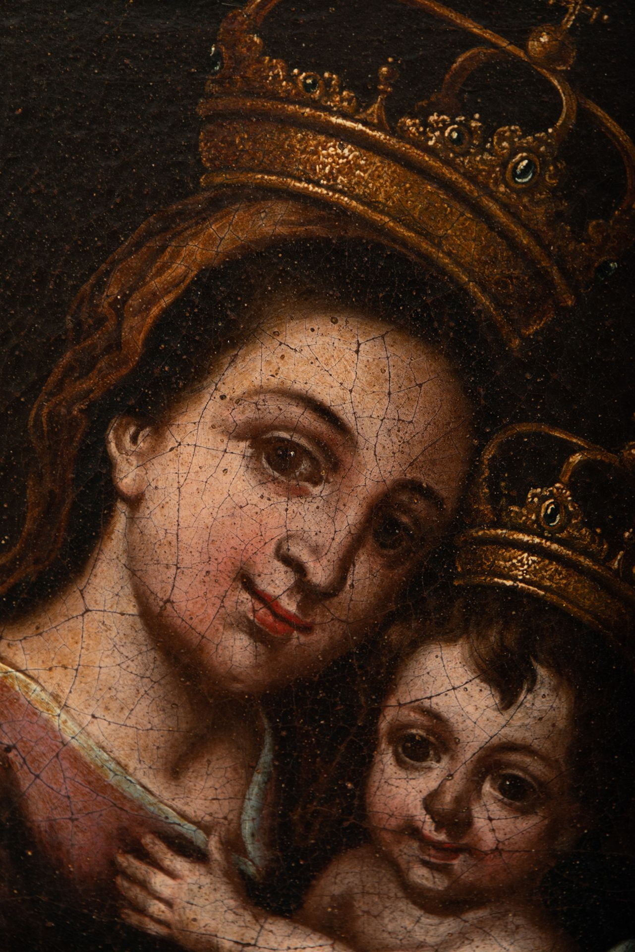 Virgin with the Child, Sevillian school of the 18th century - Bild 3 aus 6