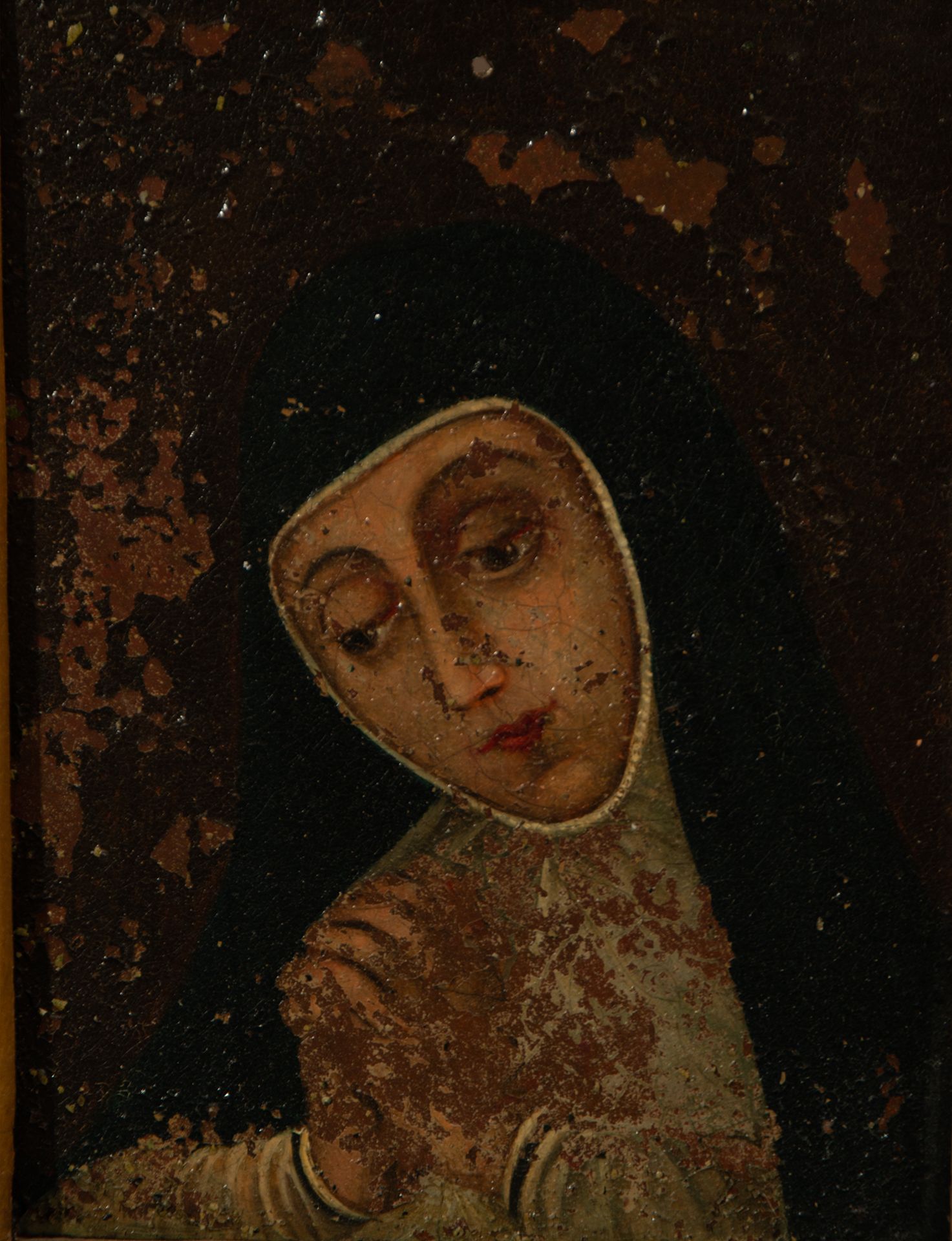 Dolorosa, 18th century colonial school - Bild 2 aus 3