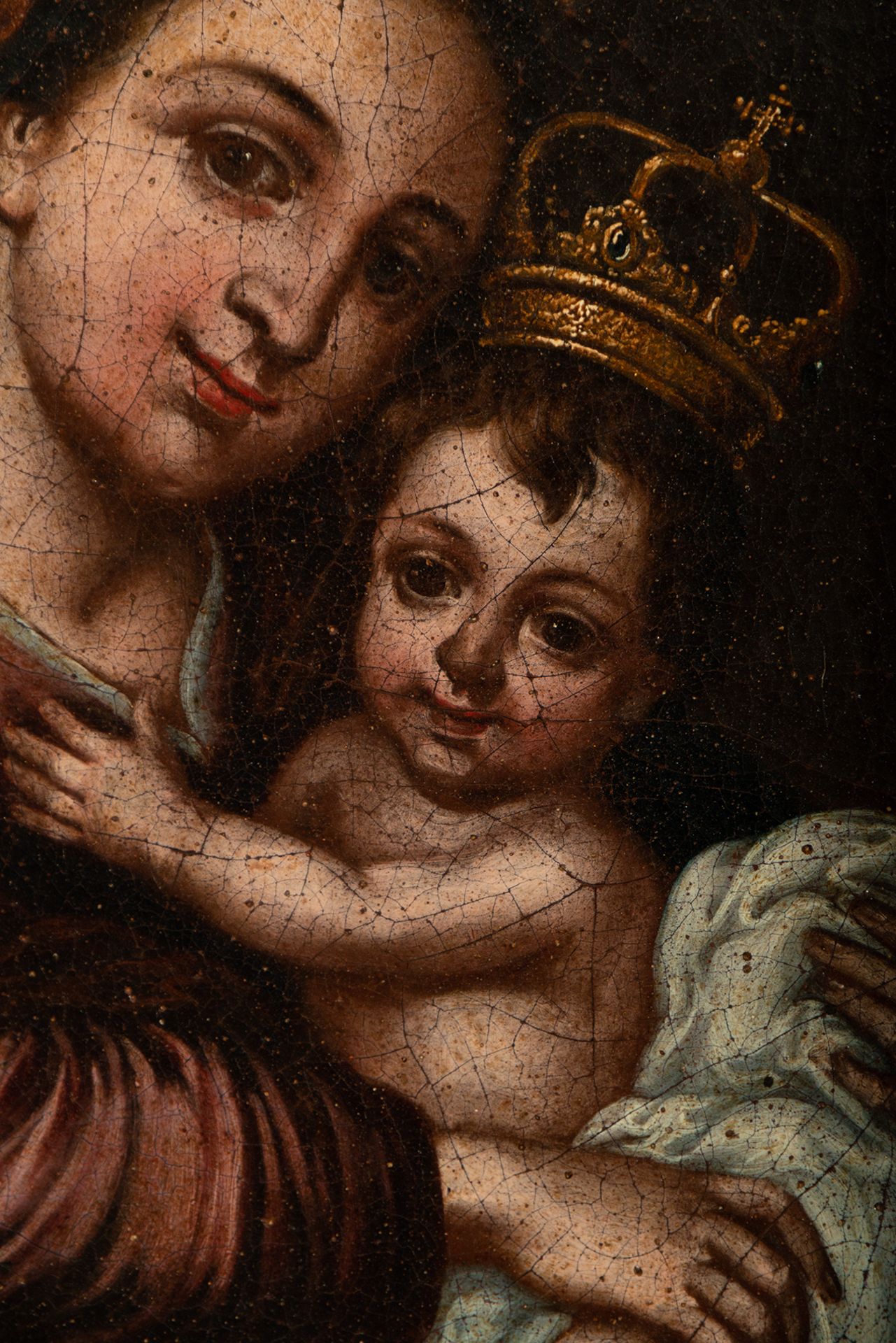 Virgin with the Child, Sevillian school of the 18th century - Bild 4 aus 6