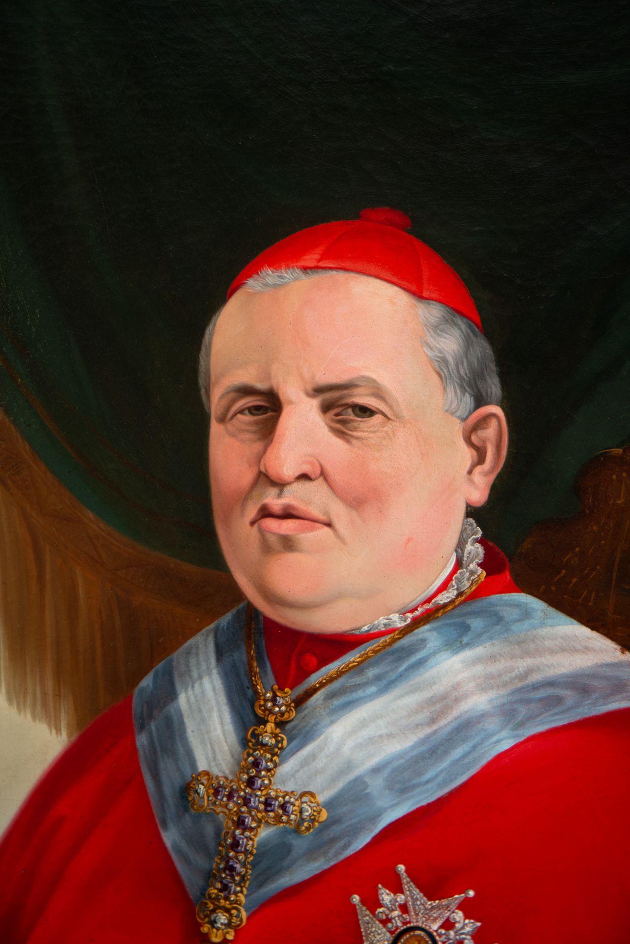 Portrait of Cardinal, Italian School - Image 3 of 6