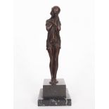 Ballerina bronze, modeled after Demeter Chipparus, late 19th century French school