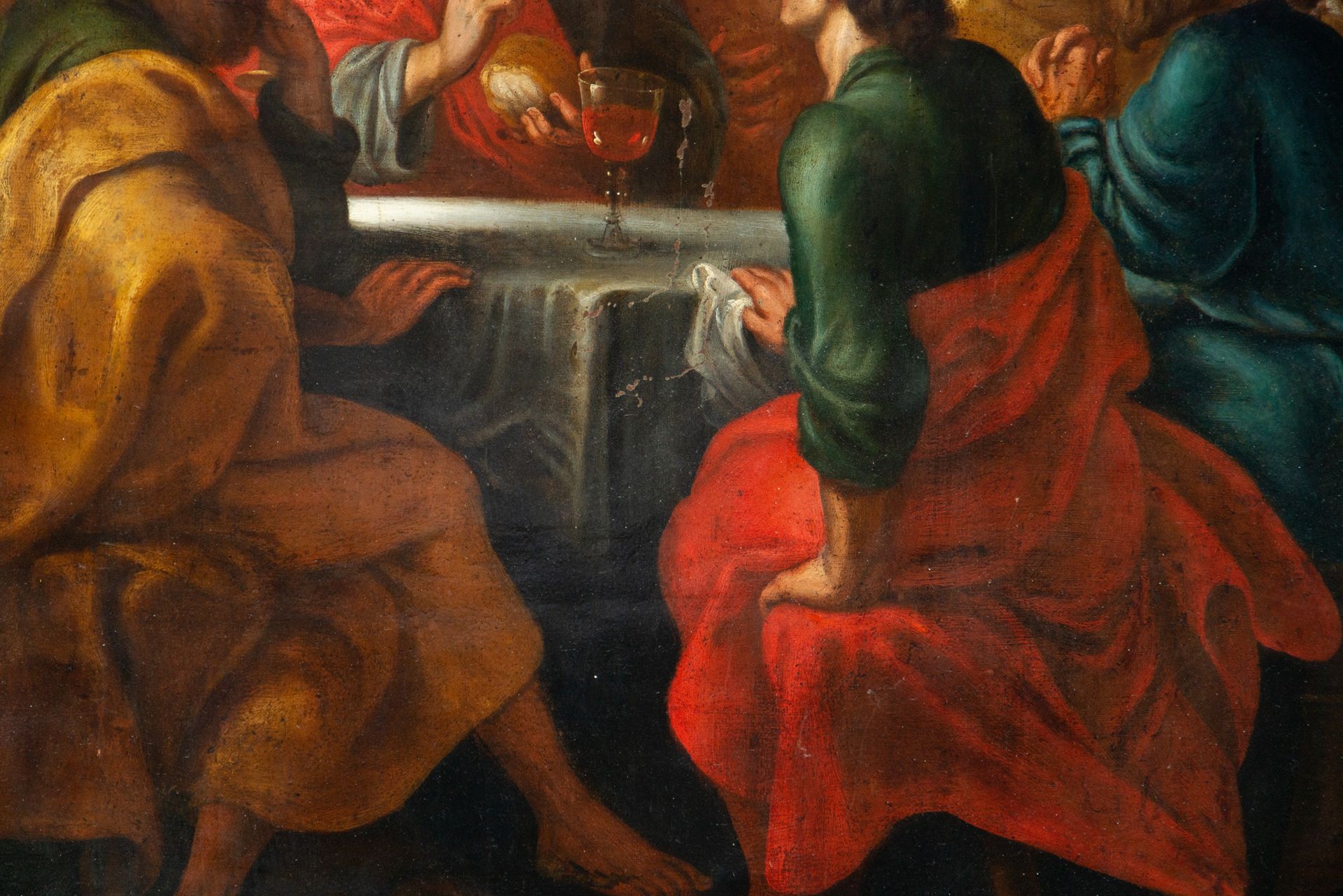 Christ Blessing the Bread, 17th century Italian school - Bild 3 aus 4