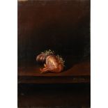 Pair of Still Lifes of Garlic and Onions, Spanish school of the 19th - 20th centuries, signed MV Mil