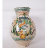 Large Talavera Jar with Lions, 18th - 19th century
