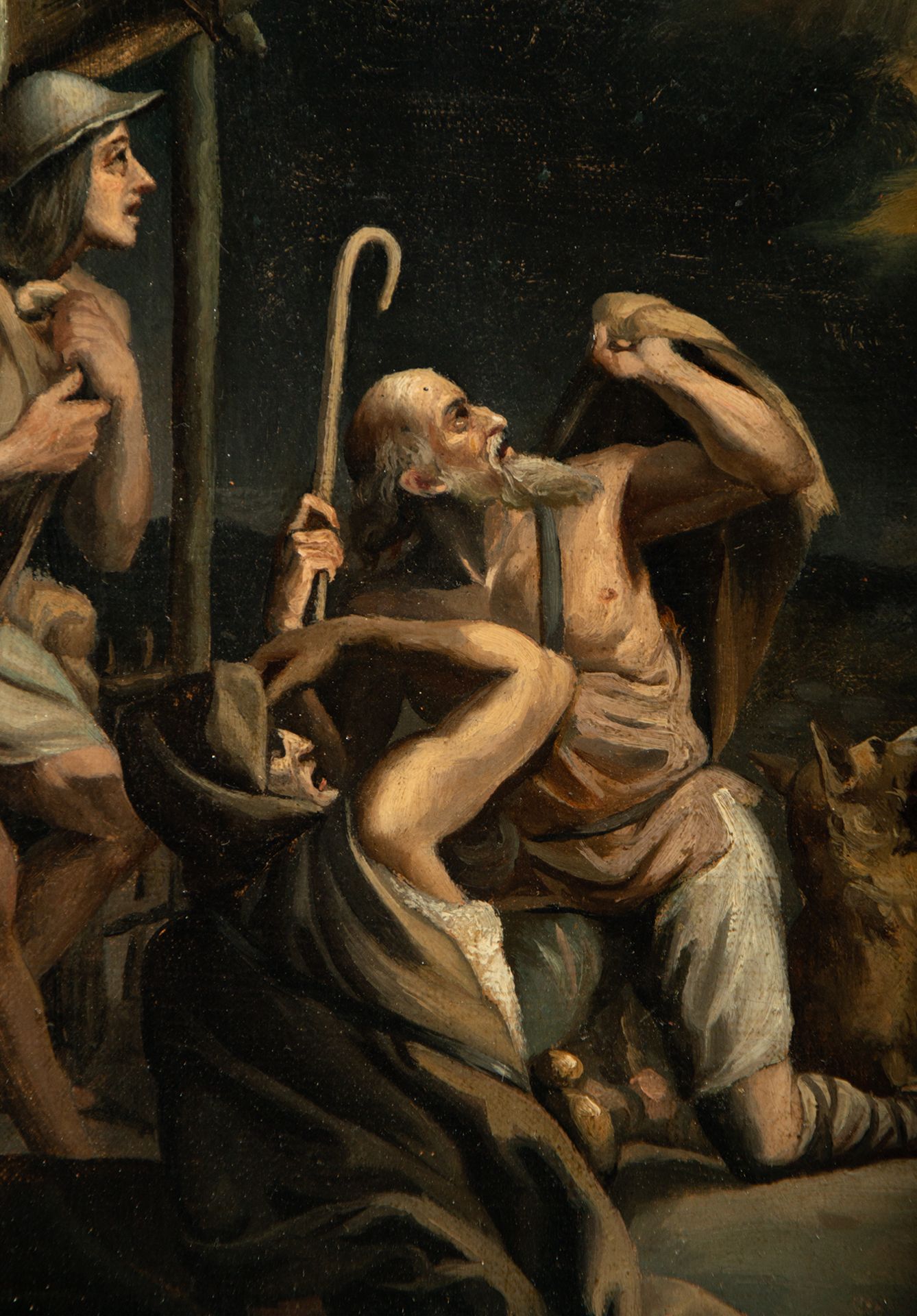 "Annunciation to the Shepherds", 18th century Italian school - Bild 4 aus 6