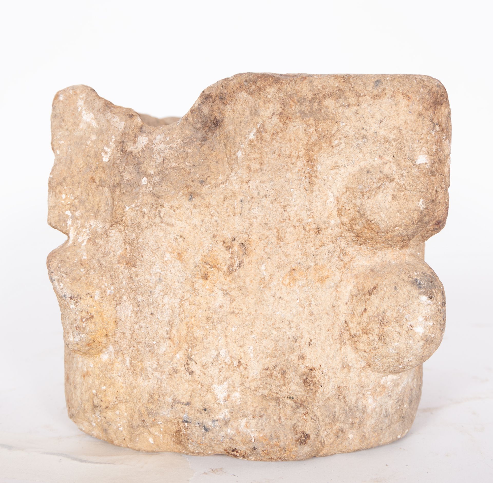 Romanesque Mortar in Carved Stone, probably XIII - XIV centuries - Bild 5 aus 5