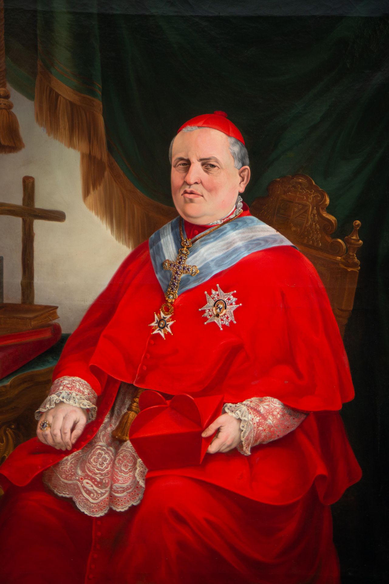 Portrait of Cardinal, Italian School - Image 2 of 6