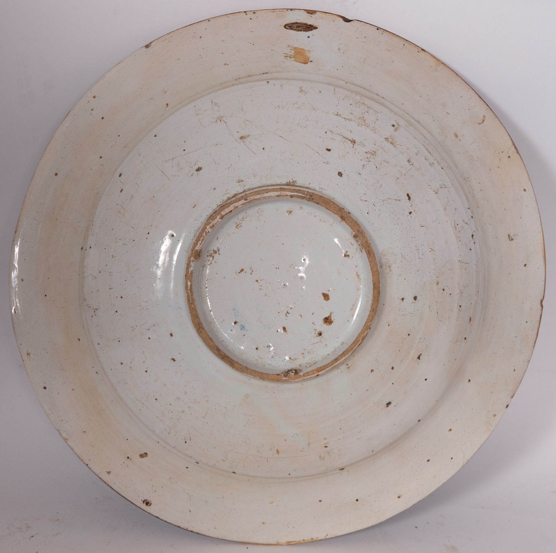 Large Talavera Ceramic Plate, 17th century - Image 3 of 3