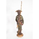 Oriental Fisherman in Terracotta, 20th century French school