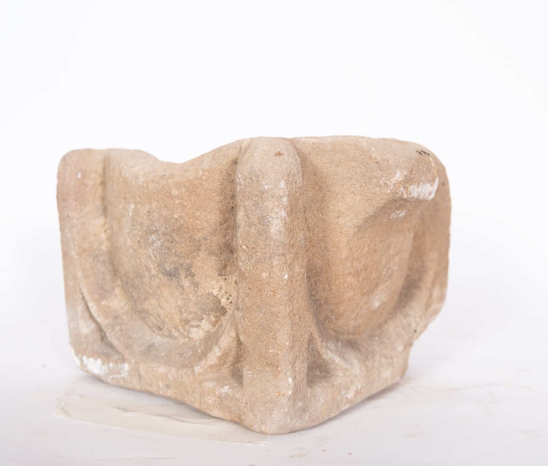 Romanesque Mortar in Carved Stone, probably XIII - XIV centuries - Bild 3 aus 5