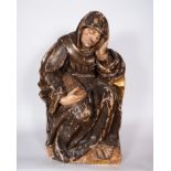 Saint Francis in Meditation, 16th century Castilian school, circle or workshops of Juan de Juni (Joi