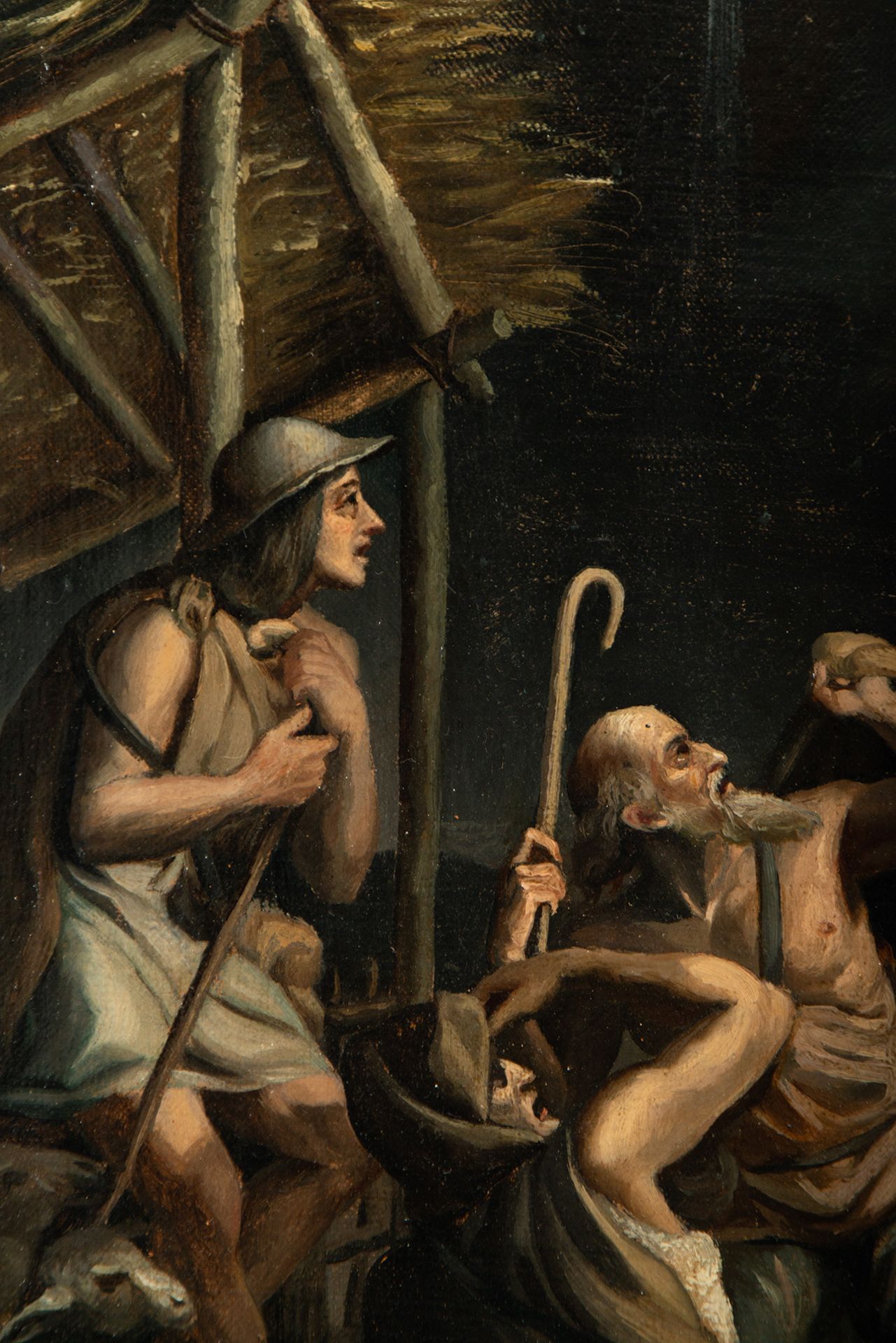 "Annunciation to the Shepherds", 18th century Italian school - Bild 5 aus 6