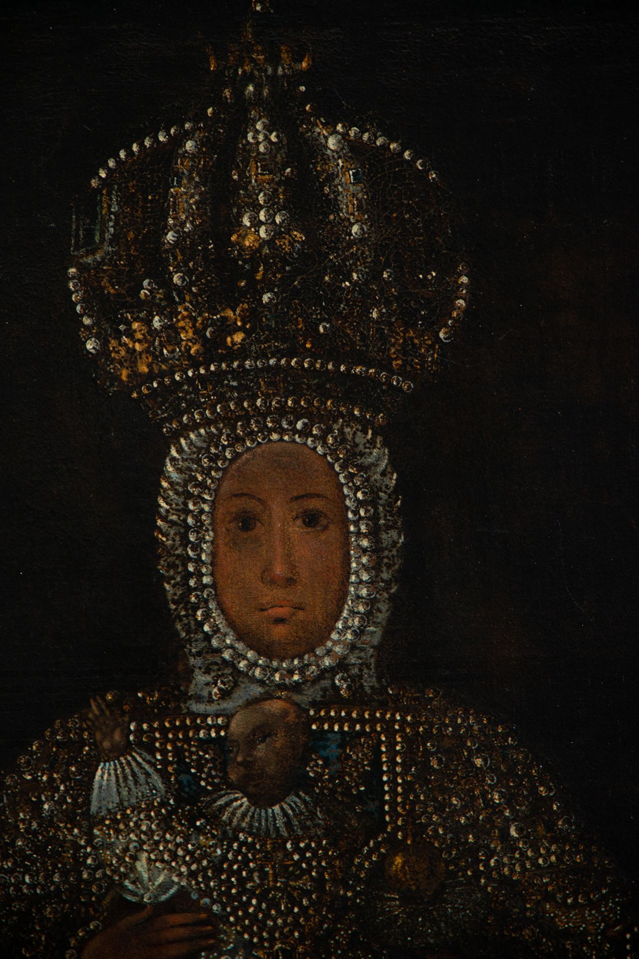 Virgin of the Tabernacle of Toledo, Toledo school of the 17th century - Image 3 of 5