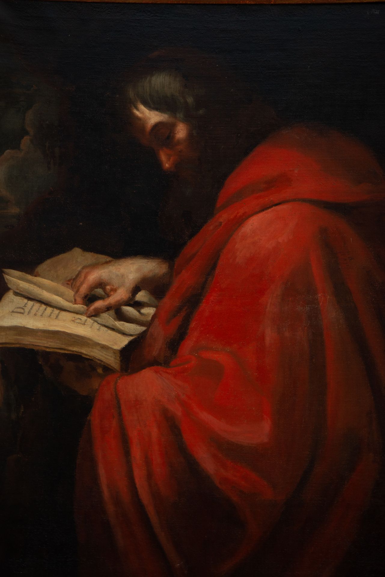 Saint Jerome in Reading, Italian school of the 17th century - Image 2 of 5