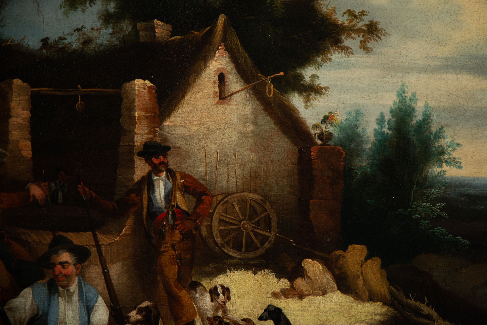 Hunting Scene, signed Valeriano Bécquer (Seville, December 15, 1833-Madrid, September 23, 1870) - Bild 3 aus 7