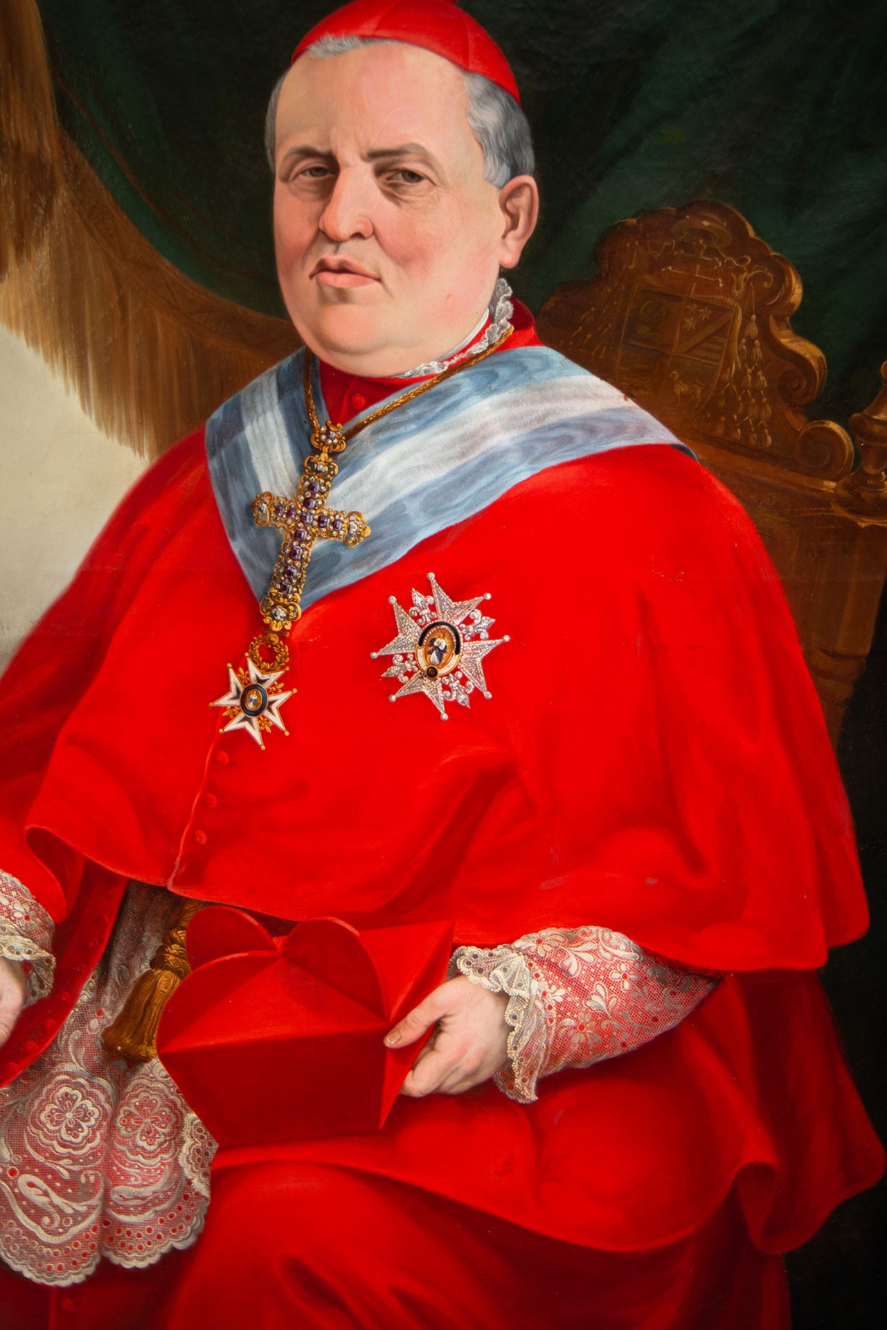 Portrait of Cardinal, Italian School - Image 4 of 6