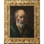 Saint Peter, following Ribera models, 19th century Spanish school, signed Losada