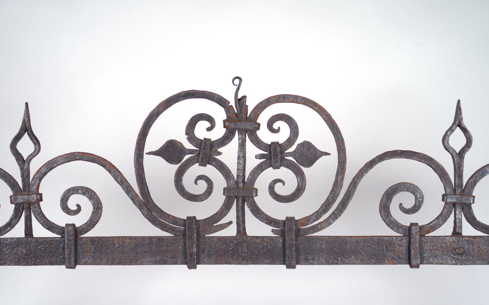 Large Italian andiron in forge, 17th century - Image 4 of 6