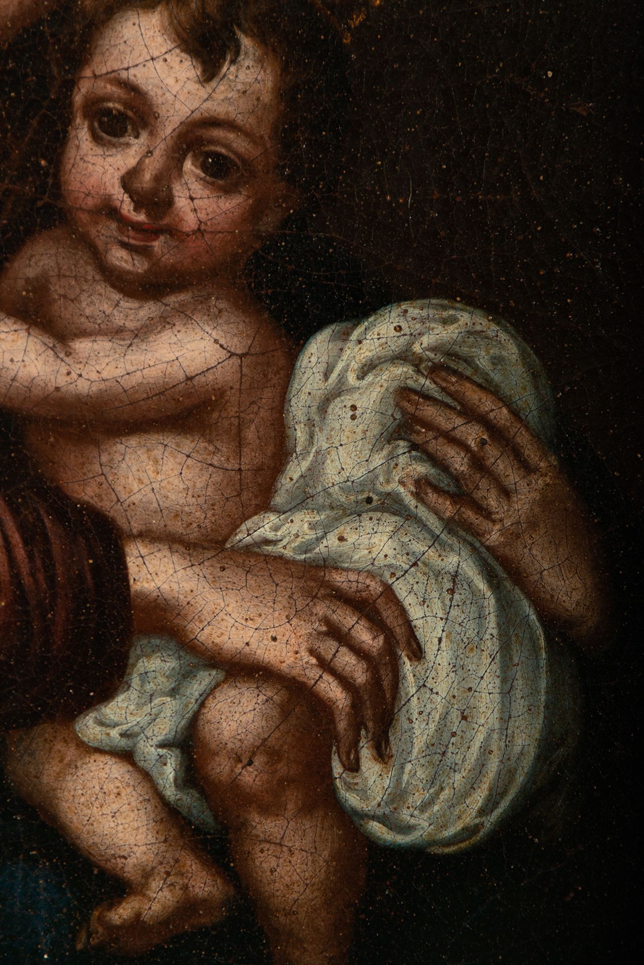 Virgin with the Child, Sevillian school of the 18th century - Bild 5 aus 6