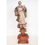 Large Immaculate Virgin, 18th century Granada school