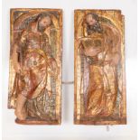 Pair of Great Reliefs of Saint Peter and Saint Paul, Castilian school of the 16th century