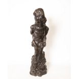 Maternity, bronze sculpture, mid-20th century Spanish school