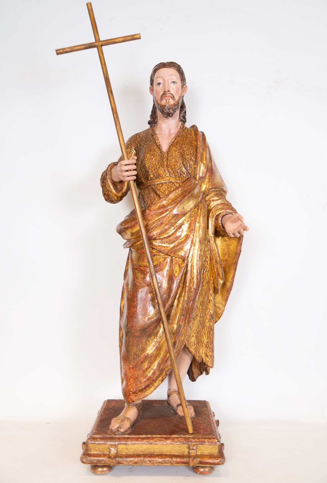 Great Carving of Saint John the Baptist, Valladolid school of the 16th century