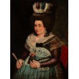 Portrait of a Lady, Puerto Rican School of the 18th century, circle of José de Campeche (San Juan, P