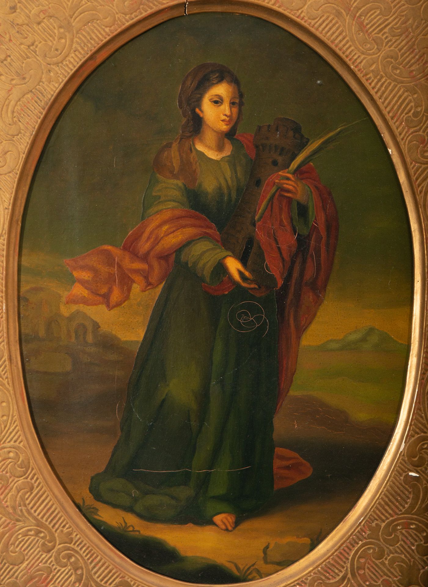 Santa Barbara, Italian school of the 18th century - Bild 2 aus 6