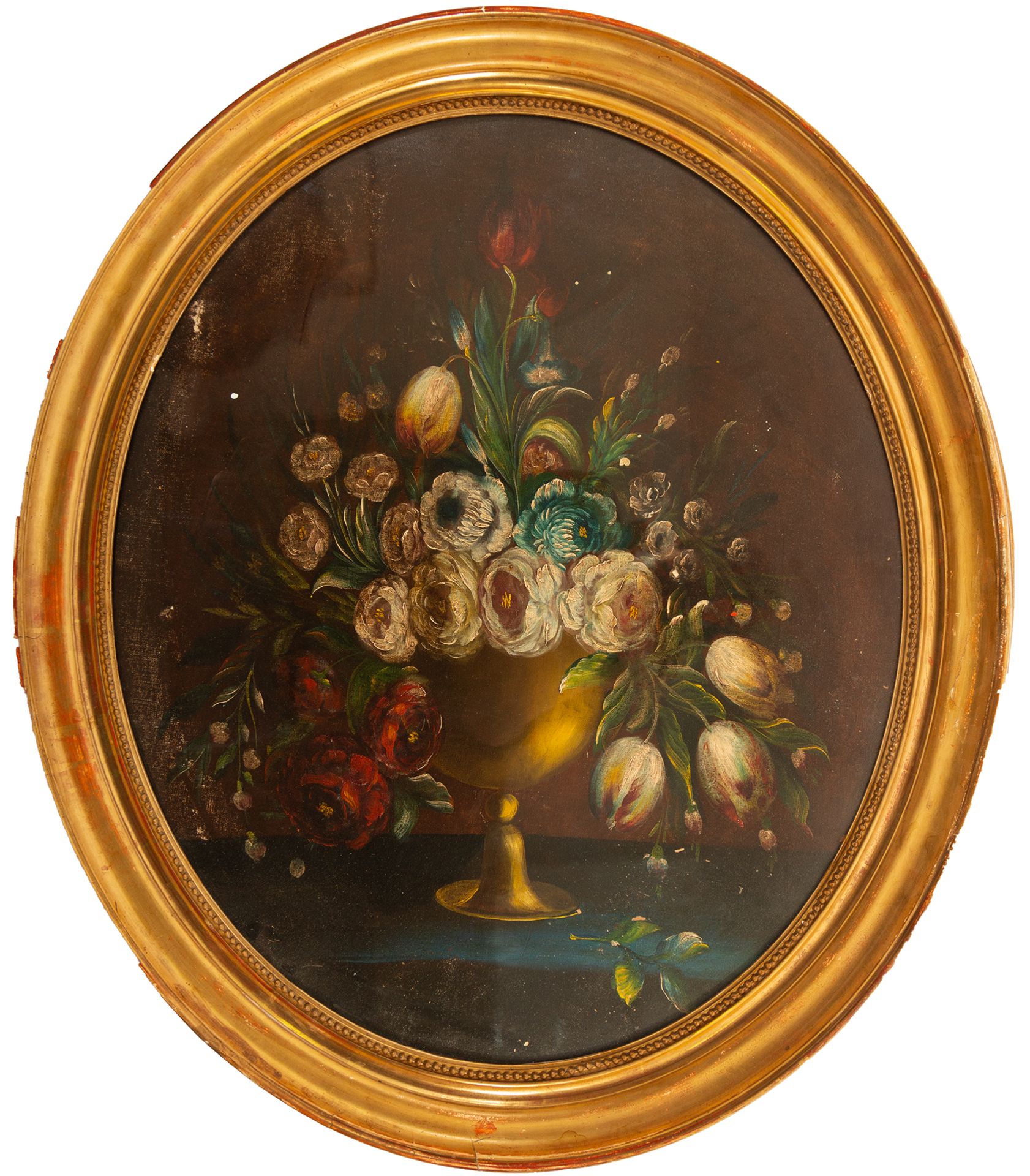 Pair of Oval Vases, 19th century Italian school - Image 2 of 11