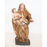 Virgin with Child in Arms, Castilian school of the 16th century