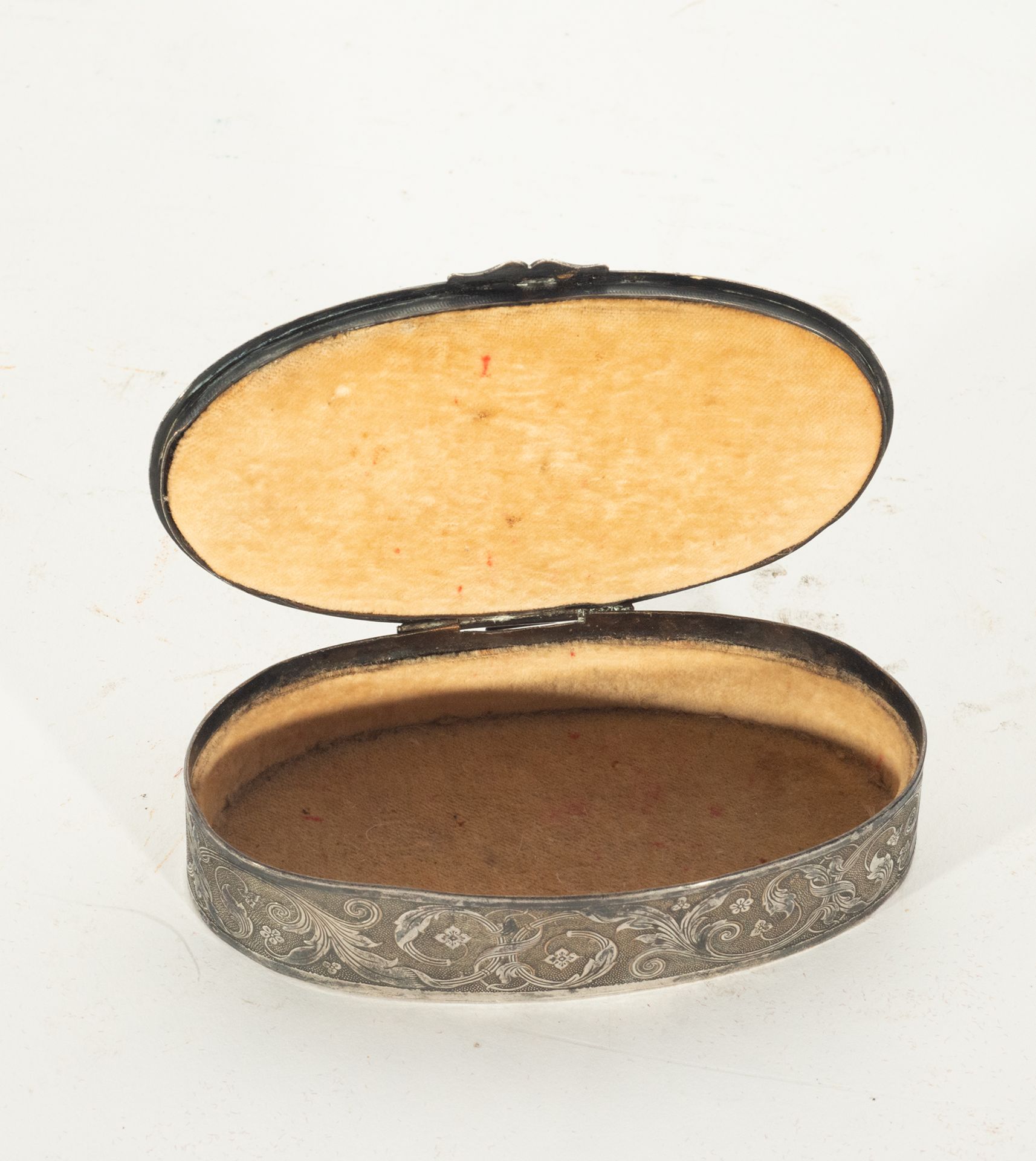 French Silver Plated Bronze Jewelry Box, 18th - 19th Centuries - Bild 2 aus 7