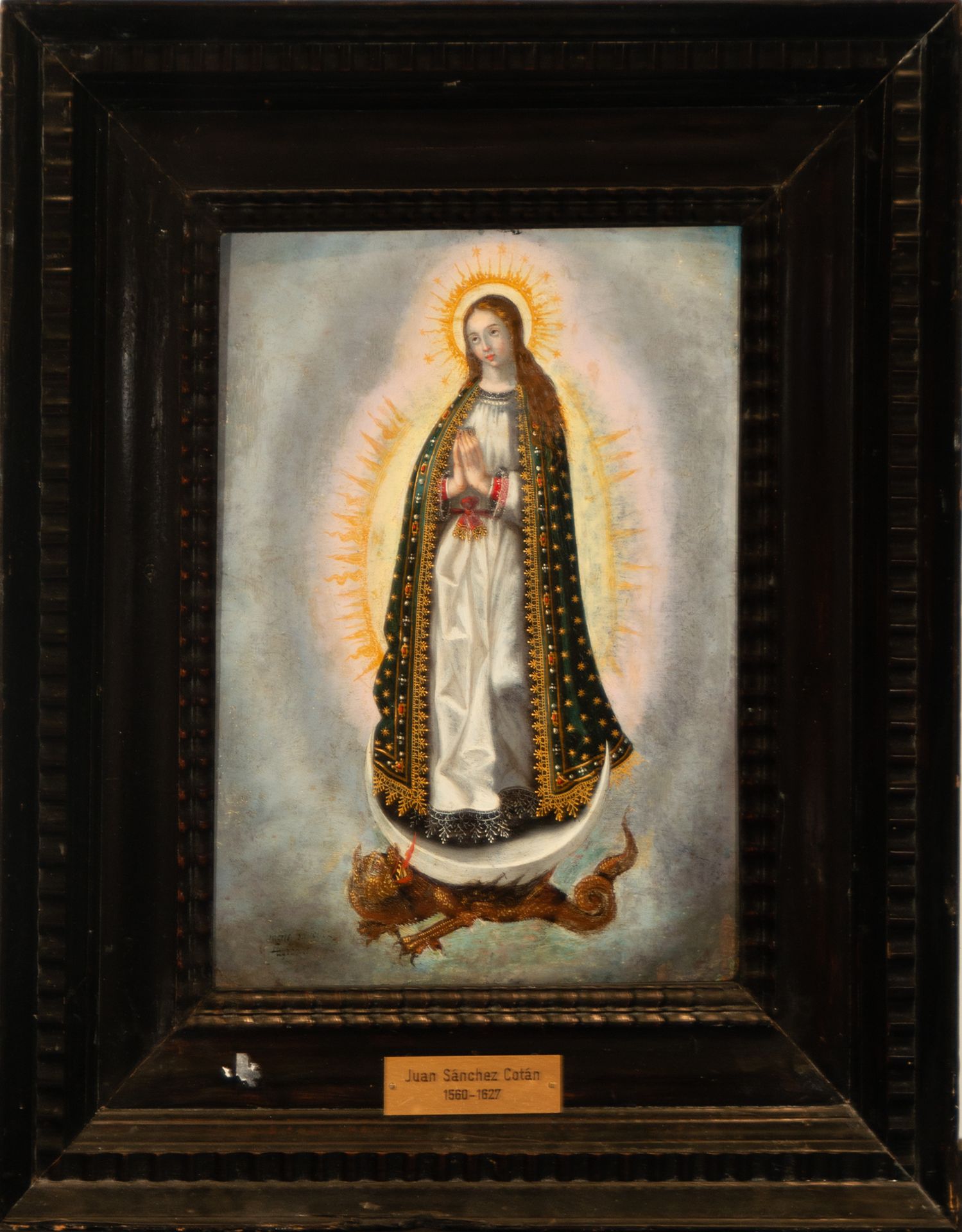Exceptional Immaculate Virgin on panel, school of Juan Sánchez Cotán (Toledo, 1560 - Granada, 1627),