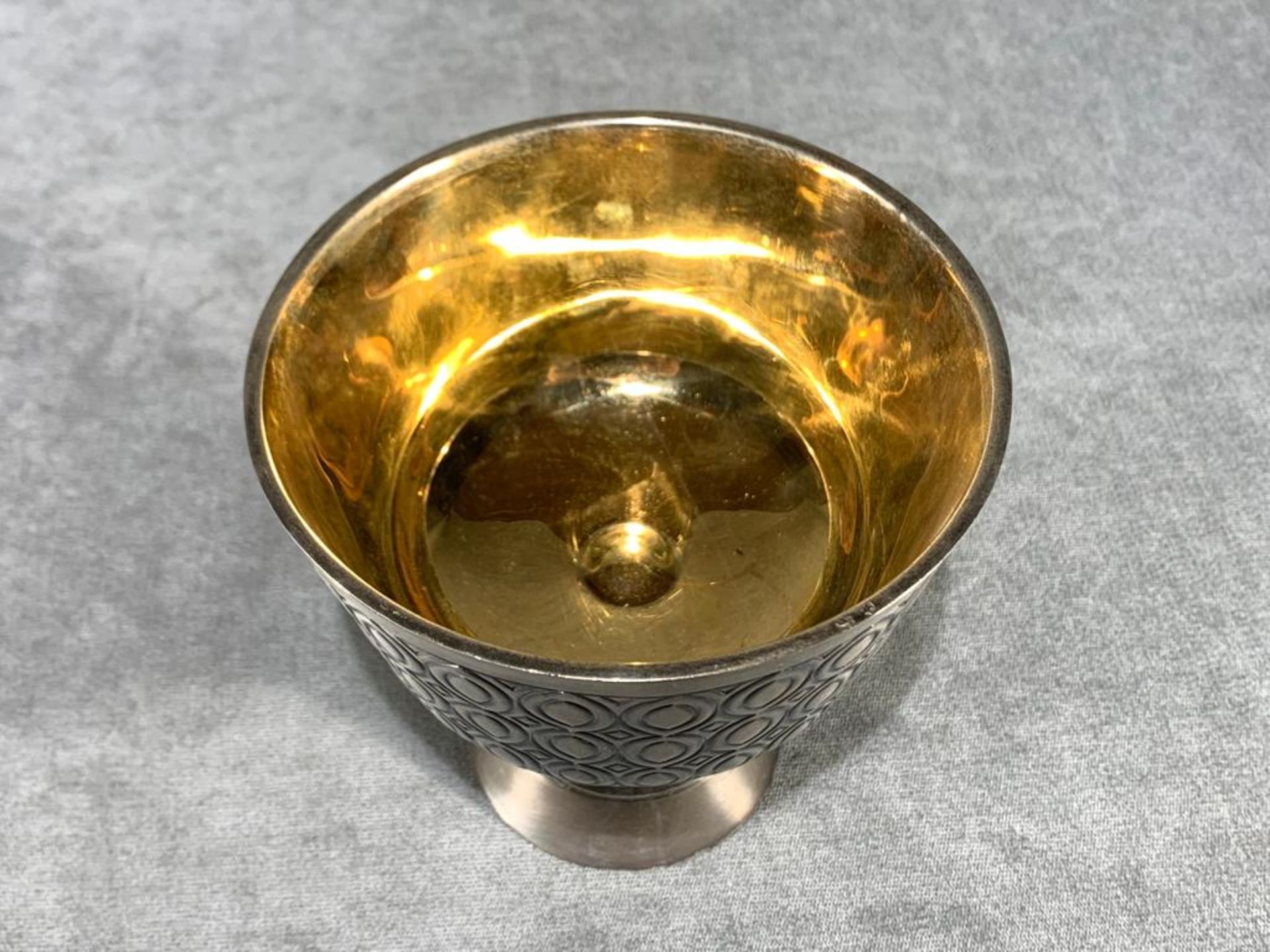 Important Liturgical Cup in solid silver. Spain. Twentieth century - Image 2 of 3