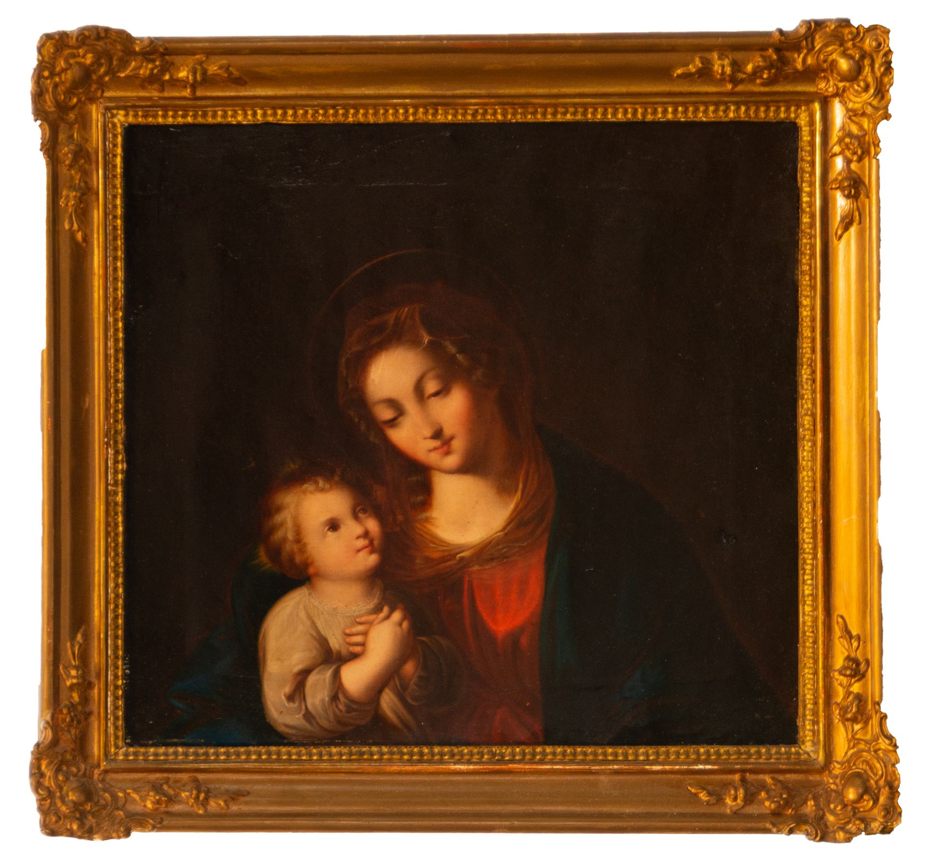 Madonna with Child in Arms, 19th century Italian school