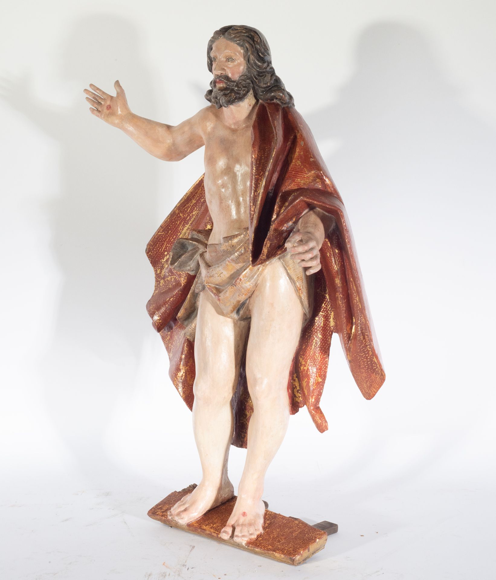 Risen Christ, Castilian school of the 16th century - Image 2 of 4