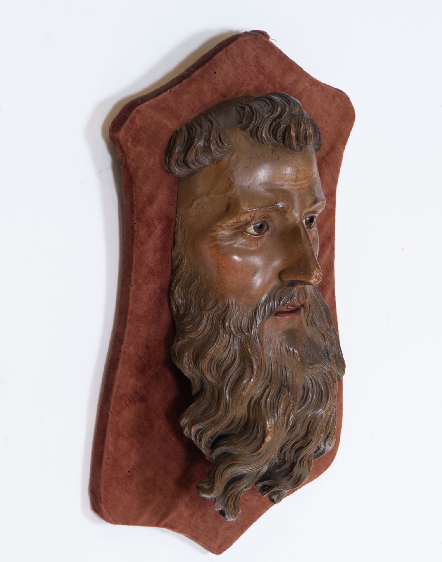 Spectacular Face of Saint Paul, Malaga school from the 17th - 18th century - Image 3 of 4