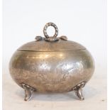 Colonial silver salt cellar, Peruvian Viceroyalty school, probably from the 18th - 19th centuries