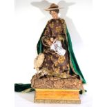 Exceptional Great Divine Shepherdess, Andalusian school of the 19th century