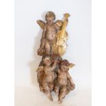 Group of singing angels, Andalusian school of the 18th century