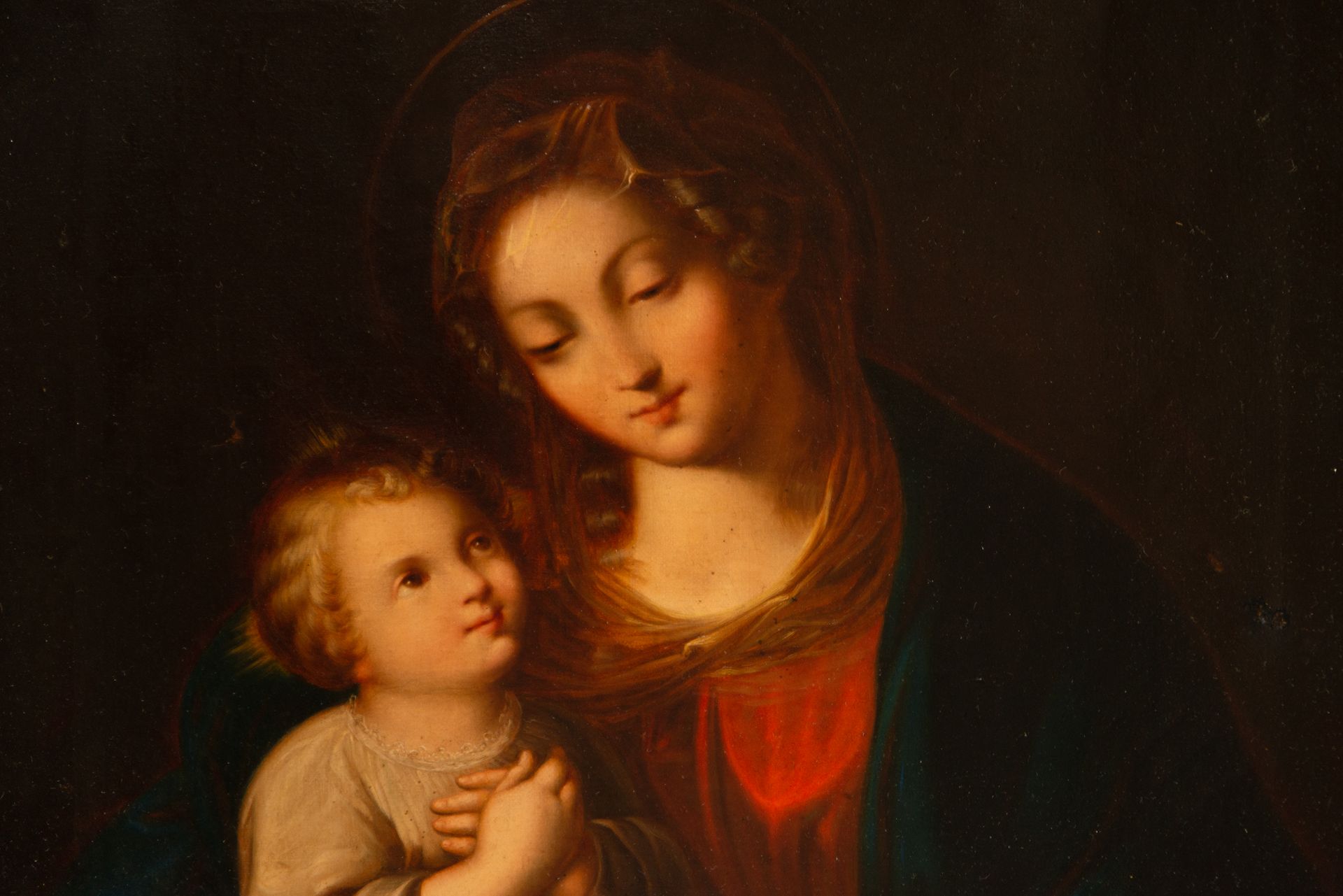 Madonna with Child in Arms, 19th century Italian school - Bild 2 aus 4