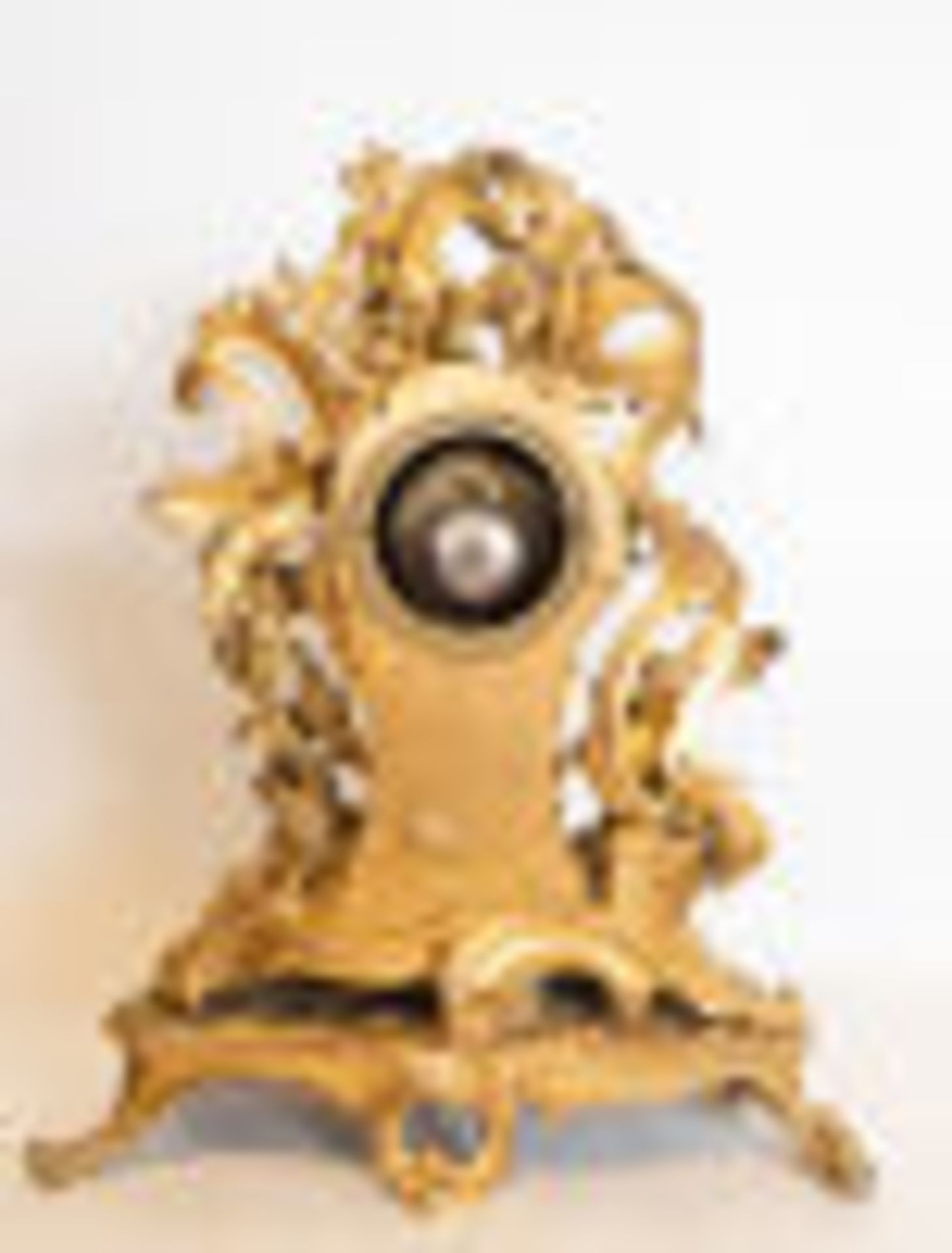 Louis XV style gilt bronze clock, 19th century French school - Bild 5 aus 6