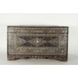 Filipino Trunk in Wood and Mother of Pearl, Filipino School 19th century
