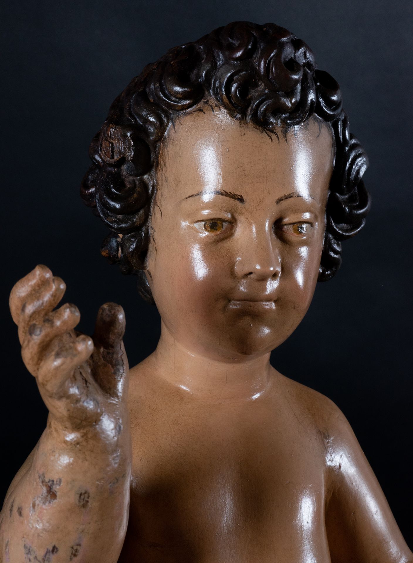 Very Important Enfant Jesus, Sevillian school of the 16th - 16th centuries, circle of Juan de Mesa - Image 5 of 9