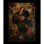 Large Immaculate Virgin, 17th century Madrid school